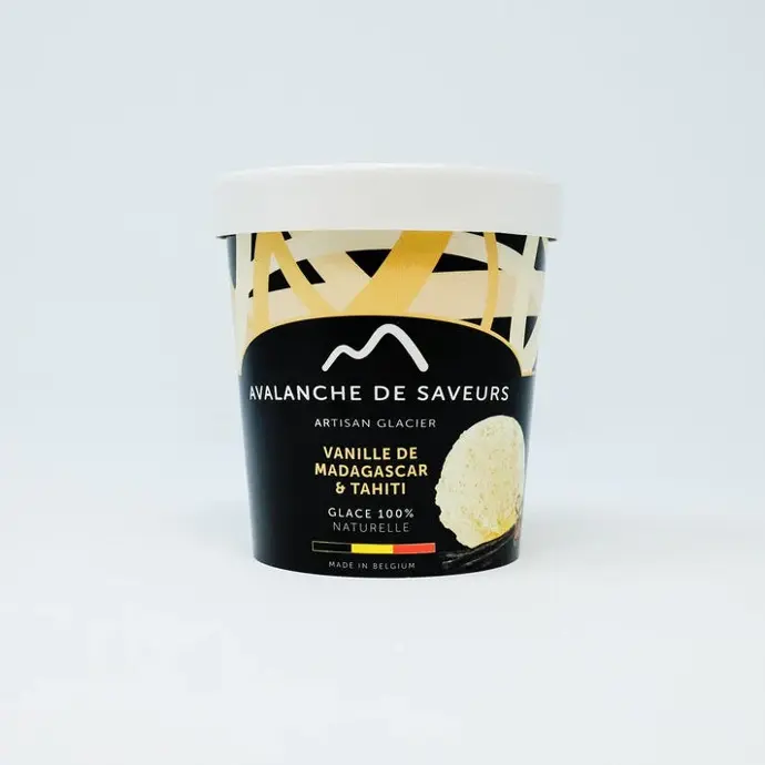 Glace Vanille de Madagascar & de Tahiti 473ml