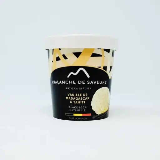 Glace Vanille de Madagascar & de Tahiti 473ml